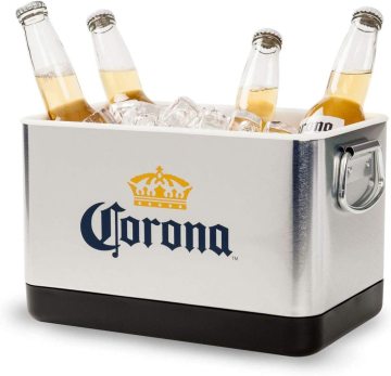 Vintage Refrigerator Cooler 30L with Bottle Opener and Ice Cooler Bags