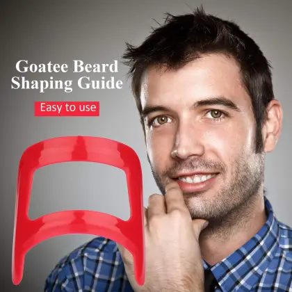 Beard Shaving Template: Guide for Shaping and Stenciling Beard, Mustache, and Neckline