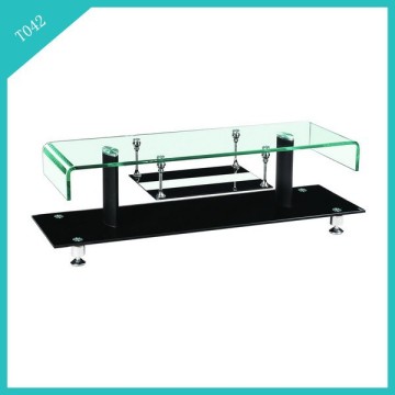glass tv stand living room furniture tv cabinet T042