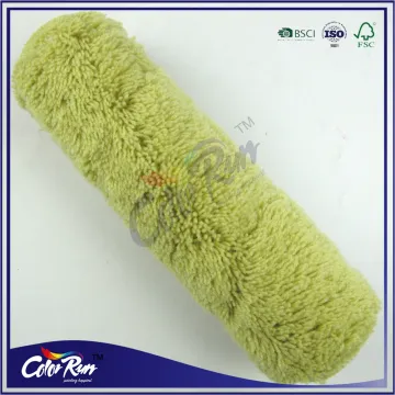 ColorRun 12 mm pile height acrylic 9inch apple green decorative paint roller brushes