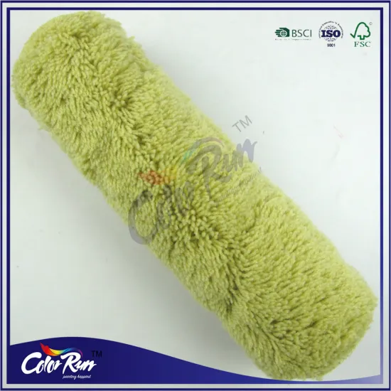 ColorRun 12 mm pile height acrylic 9inch apple green decorative paint roller brushes