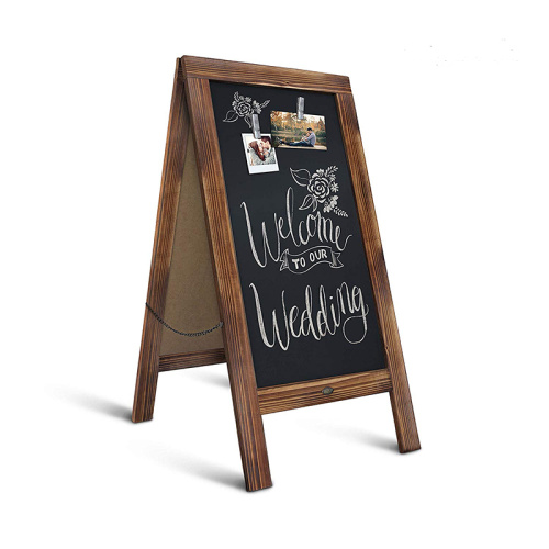 Chalkboard Sign Rustic Outdoor A-Frame Standing ChalkBoard Sign Manufactory