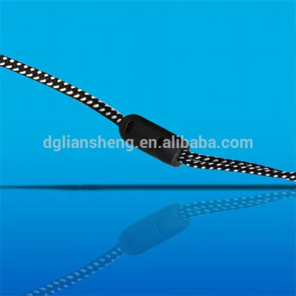 Braid wire earphone bling earphone girly earphone