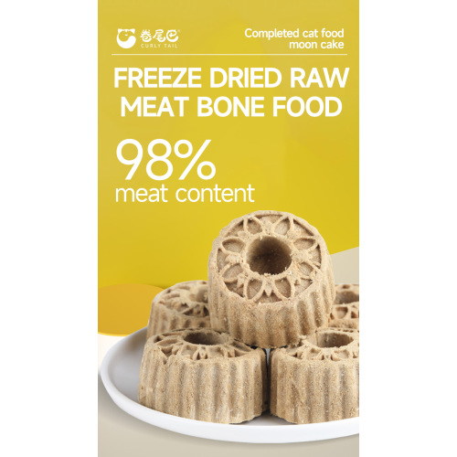 OEM Complete congelamento seco de carne de osso crua