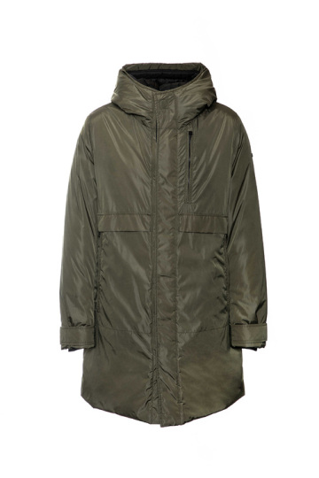 Dark Green Windproof Breathable Down Coat