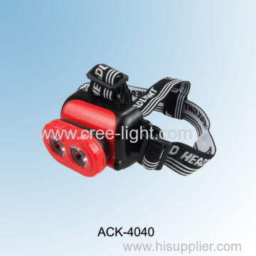 2013 New Patent High Power 2 X 1w Led Headlamp Ack-4040 
