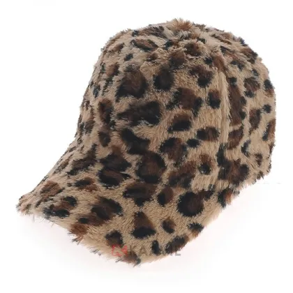 wild sexy leopard hunting winter baseball cap
