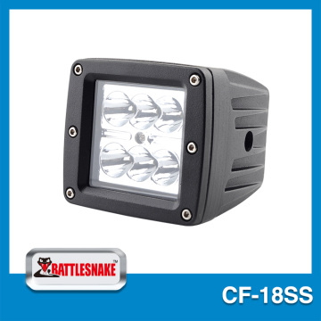 18W Super Bright Led Waterproof Square Spotlight Car Work Light