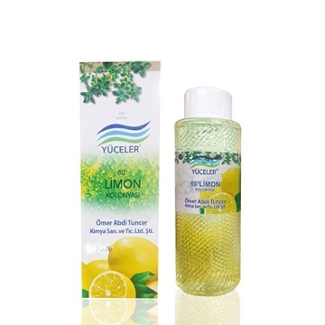 Ömer Abdi Tuncer lemon Cologne 400 ml- 80 Degree