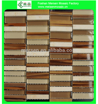 Glass Mosaic Tile With Resin SJ9102