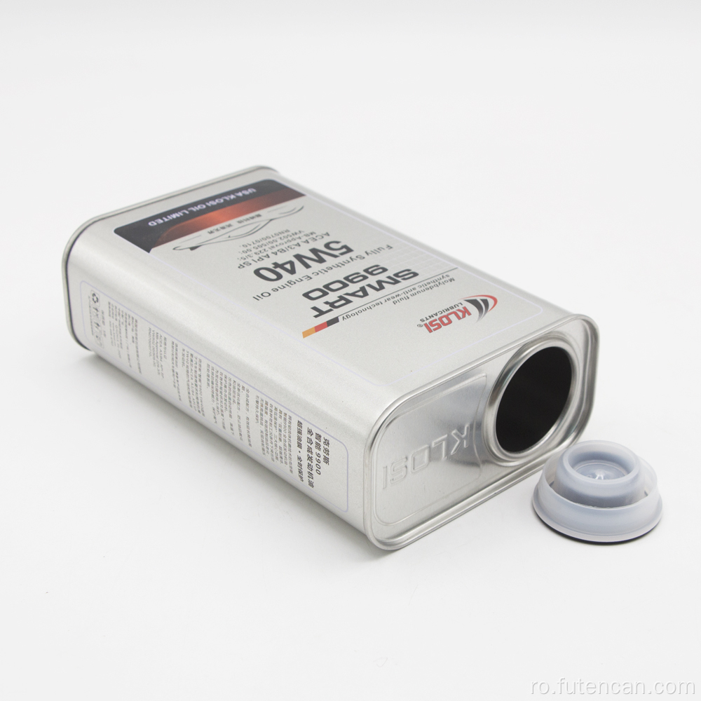 Cutie metalica dreptunghiulara de 1L