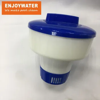Enjoywater pool spa piscina large capacity floating water chemical dispenser for 3" inch  tablets