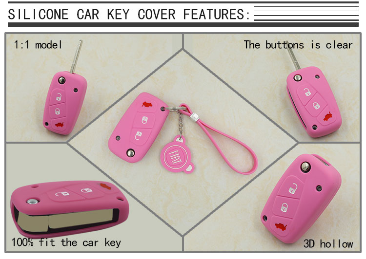 Fiat car key cover