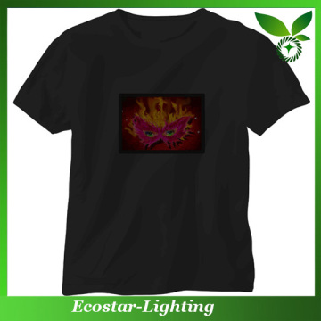 2014 Best Sale EL t shirt with Equalizer for Concert Decoration