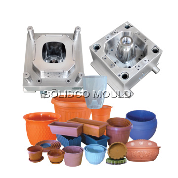 Outdoor Garden Flower Pot Plastic Injection Mold