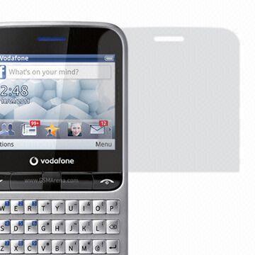 Anti-glare/-scratch Screen Protector for Vodafone 555 Blue, Made of PET Material, Easy to Install