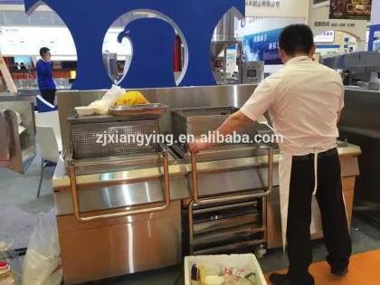 XYXZ-2(E) Kitchen equipment industrial snack frying machine