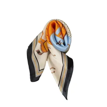 European and American Style Red Mulberry Silk Scarf for Mother's Day