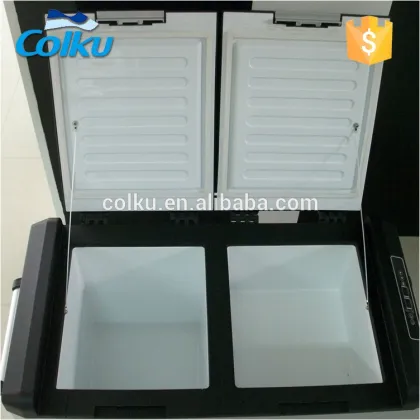 60L Dual Compartment Portable DC power Car Refrigerator