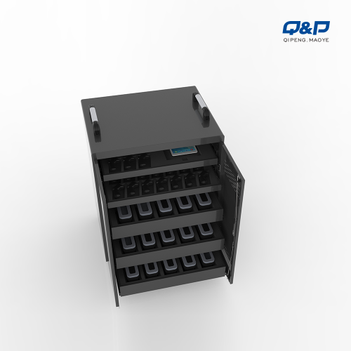 SYNC Data VR device charging cart in school