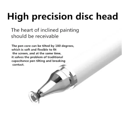 Universal 2-in-1 Silicone Capacitive Stylus Pen for Apple iPad