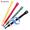 100% Nylon Hook and Loop Colorful Cable Ties