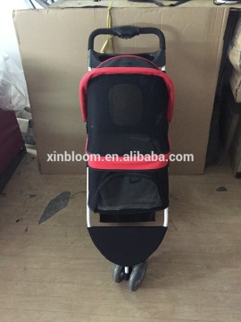 2016 dog stroller with 3 point canopy with game entrance window,with good designs 4 wheels keep your pet safe and comfortable