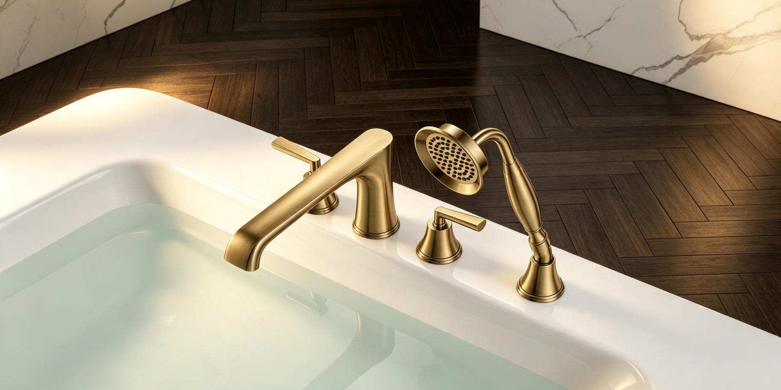 Rim Mounted Tub Faucets