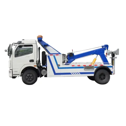 Chinese manufacturing companies 2 axle light duty wrecker truck
