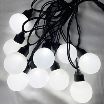 Fairy LED String Lights - Round Ball Bulbs for Christmas, Wedding, Party, Birthday (10 Bulbs, 5M)