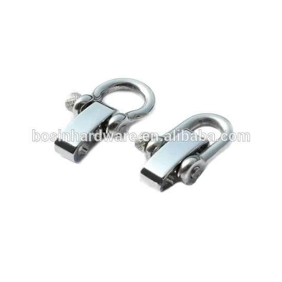 Fashion High Quality Metal Adjustable Stainless Steel Knurled Screw Shackle