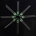 5mm ສີຂຽວ LED 535nm Deep Green Epistar LED Epistar