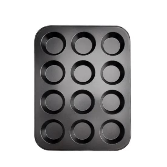 Factory Non Stick 12 cups Round Muffin Pan