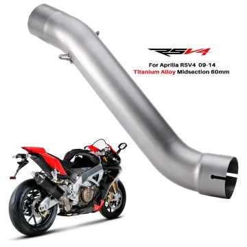 RSV4 Motorcycle Exhaust Middle Section Muffler for Aprilia 09-14 Modification