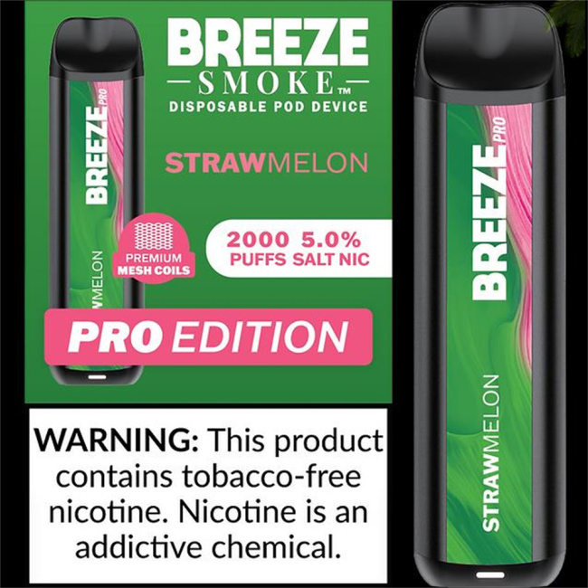 tobacco breeze pro  Burners Shop Breeze Pro 0% Nicotine Disposable