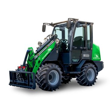 WLE35 Mini Radlader: caricatore anteriore della batteria al litio da 1 tonnellata