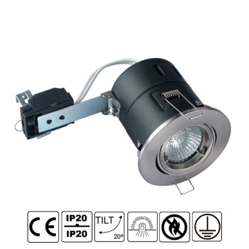 Fire rated adjustable downlights