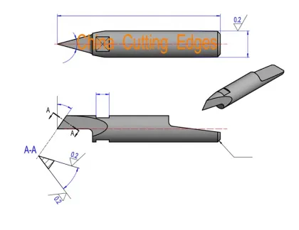 Tungsten Carbide Plotter Zund Cutter Cutting Blade