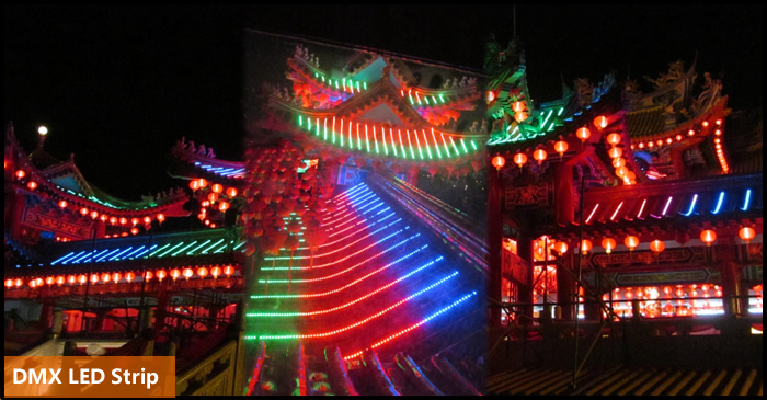 DMX LED  strip outdoor