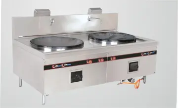 Commercial Environmental Double Burner Soup Stove