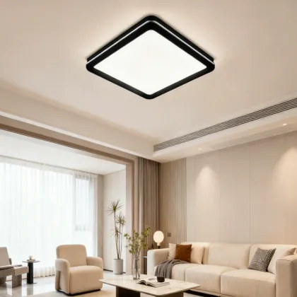Flat panel ceiling lighting