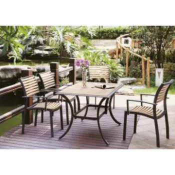 Outdoor furniture set, aluminium frame, rust-prevention and powdered coated