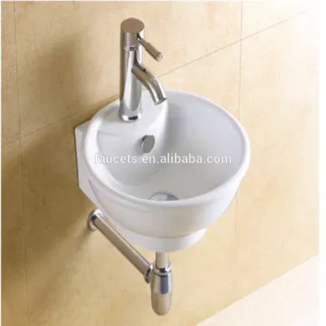 Competitive Price Round Wall Hung Pedestal Basin