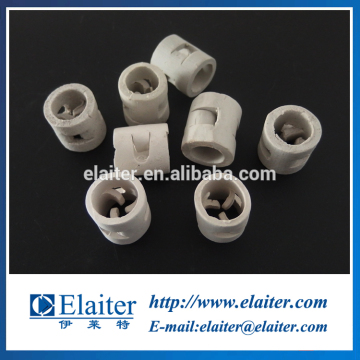 Tower dumped packing industrial ceramic pall ring (size: 1inch 1.5inch 2inch 3inch 4inch)