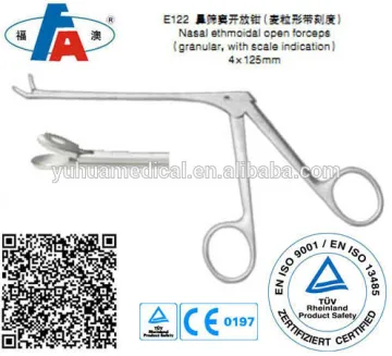 Nasal ethmoidal open forceps, Nose instruments