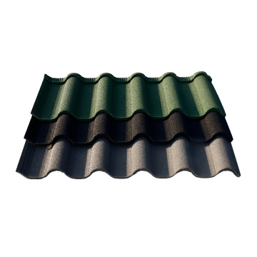 Retro waterproof roof stone colored metal tile