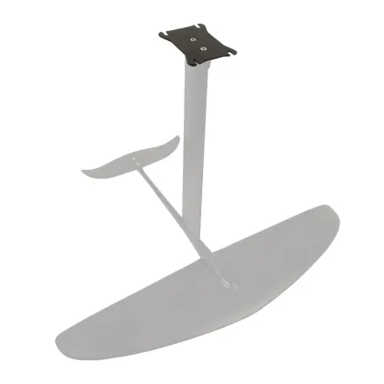Anodized Aluminum Hydro Foil Base Topplate for Water Sports Accessories