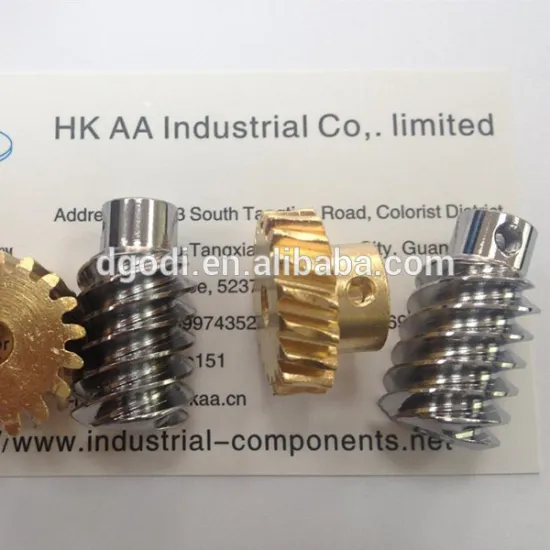 Dongguan factory OEM custom small brass worm gear mini worm wheel