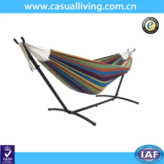 Cotton Fabric Outdoor Portable Hammock Beach Resort