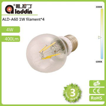 A60 tungsten filament lamp